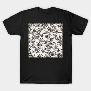 Retro Tropicana / Black and White Palms T-Shirt